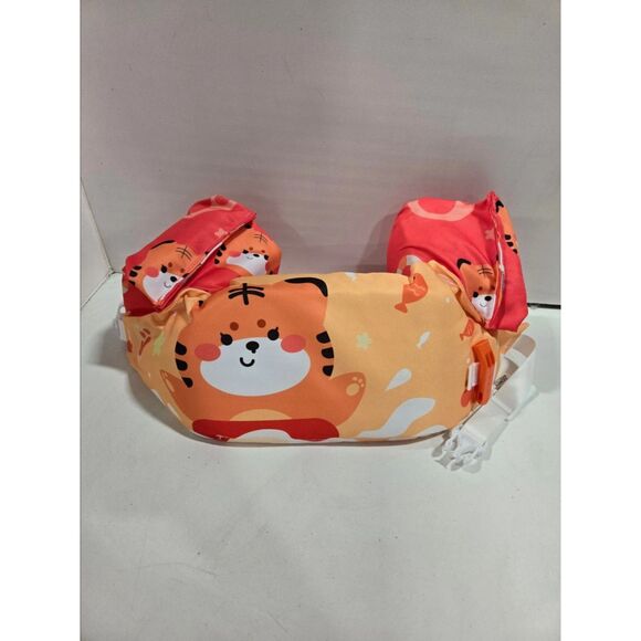 DeltaDT Toddler Swim Vest w/Arm Floaties– Cat/Tiger Design (20–50 lbs, Ages 2–6) - Picture 1 of 7